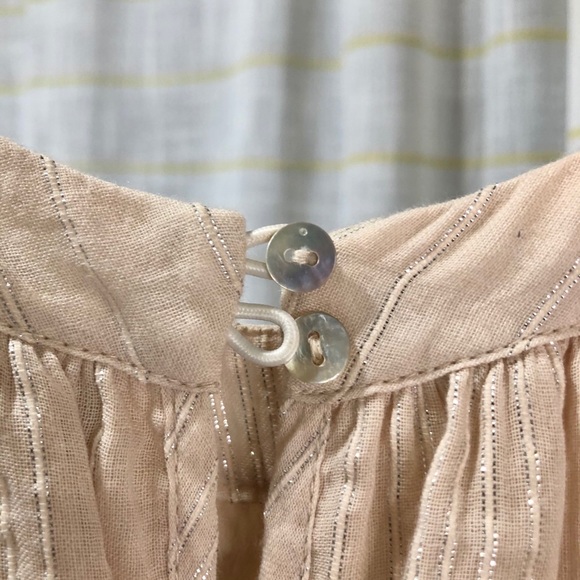 Anthropology notsoserious peachcream dress - Picture 3 of 11